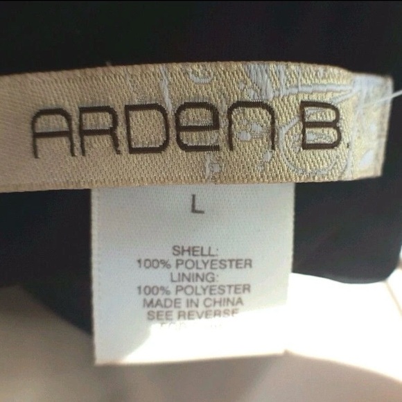 Arden B Sleeveless Tiered Layered  Black & Gray Short Mini Dress Size L NWT $79 - Picture 8 of 9